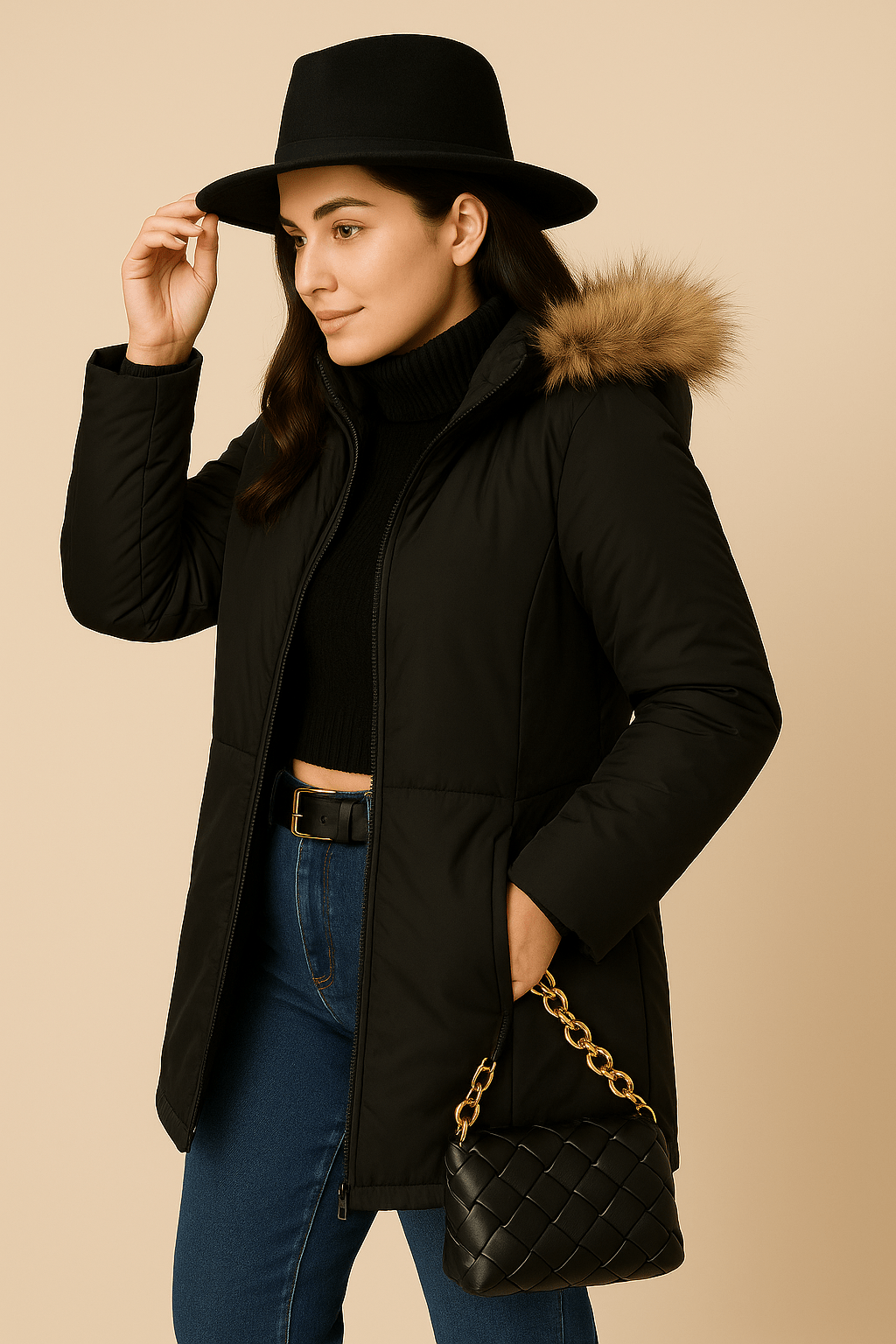 Ashford | Nora – Women’s Quilted Hooded Windbreaker - Ashford London Clothing