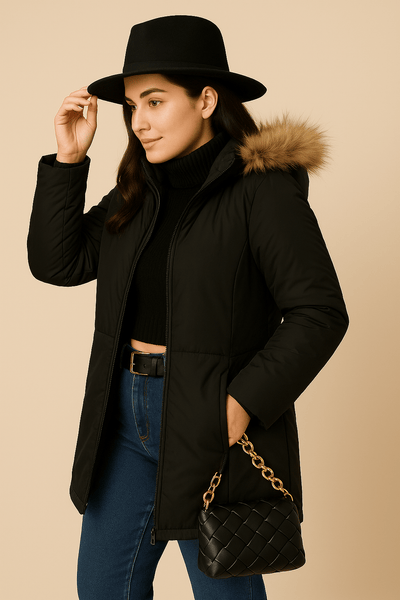 Ashford | Nora – Women’s Quilted Hooded Windbreaker - Ashford London Clothing