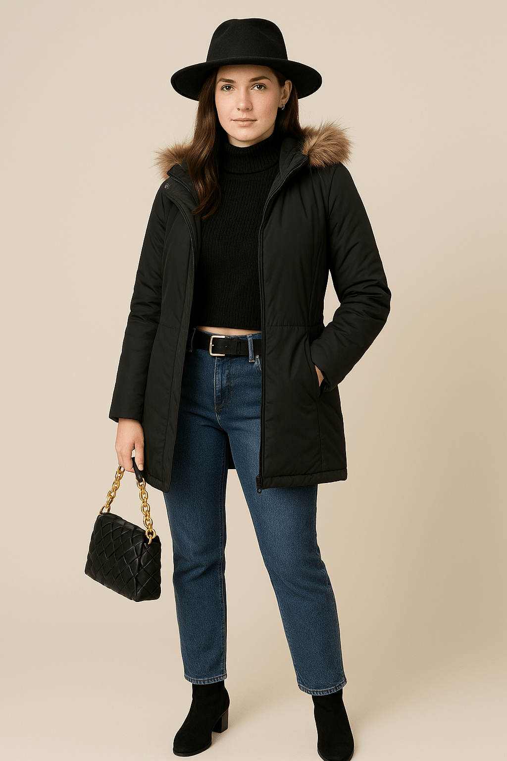 Ashford | Nora – Women’s Quilted Hooded Windbreaker - Ashford London Clothing