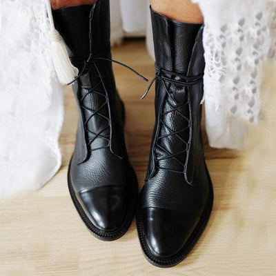 Ashford | Odette – Women’s Vegan Leather Ankle Boots with Pointed Toe & British Style - Ashford London Clothing