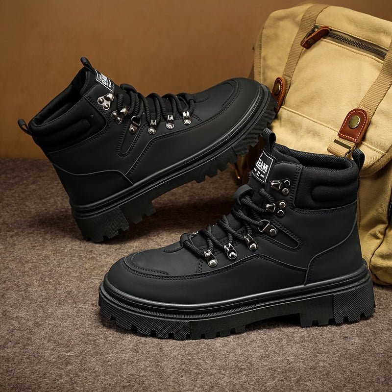 Ashford | Oisín – High - Top Casual Trainers with Structured Grip - Ashford London Clothing