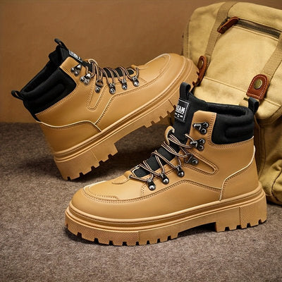 Ashford | Oisín – High - Top Casual Trainers with Structured Grip - Ashford London Clothing