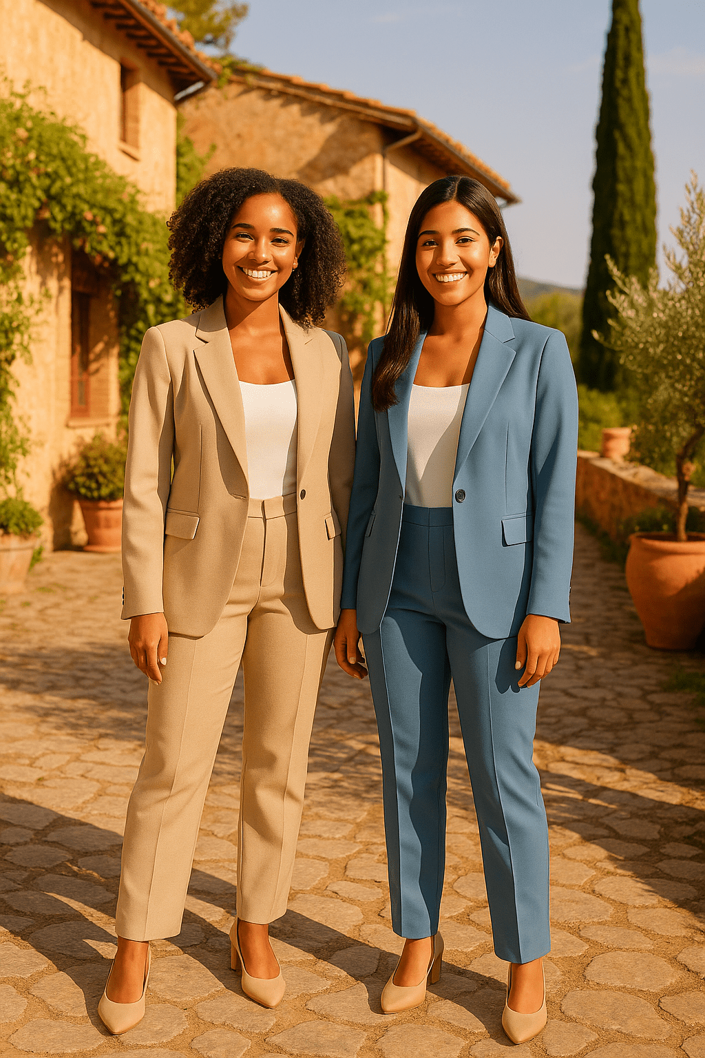 Ashford | Operah Two - Piece Blazer & Trouser Set – Elegant Cut - Ashford London Clothing