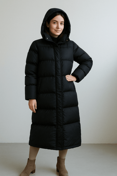 Ashford | Piper – Women’s Oversized Long Quilted Puffer Jacket with Hood - Ashford London Clothing