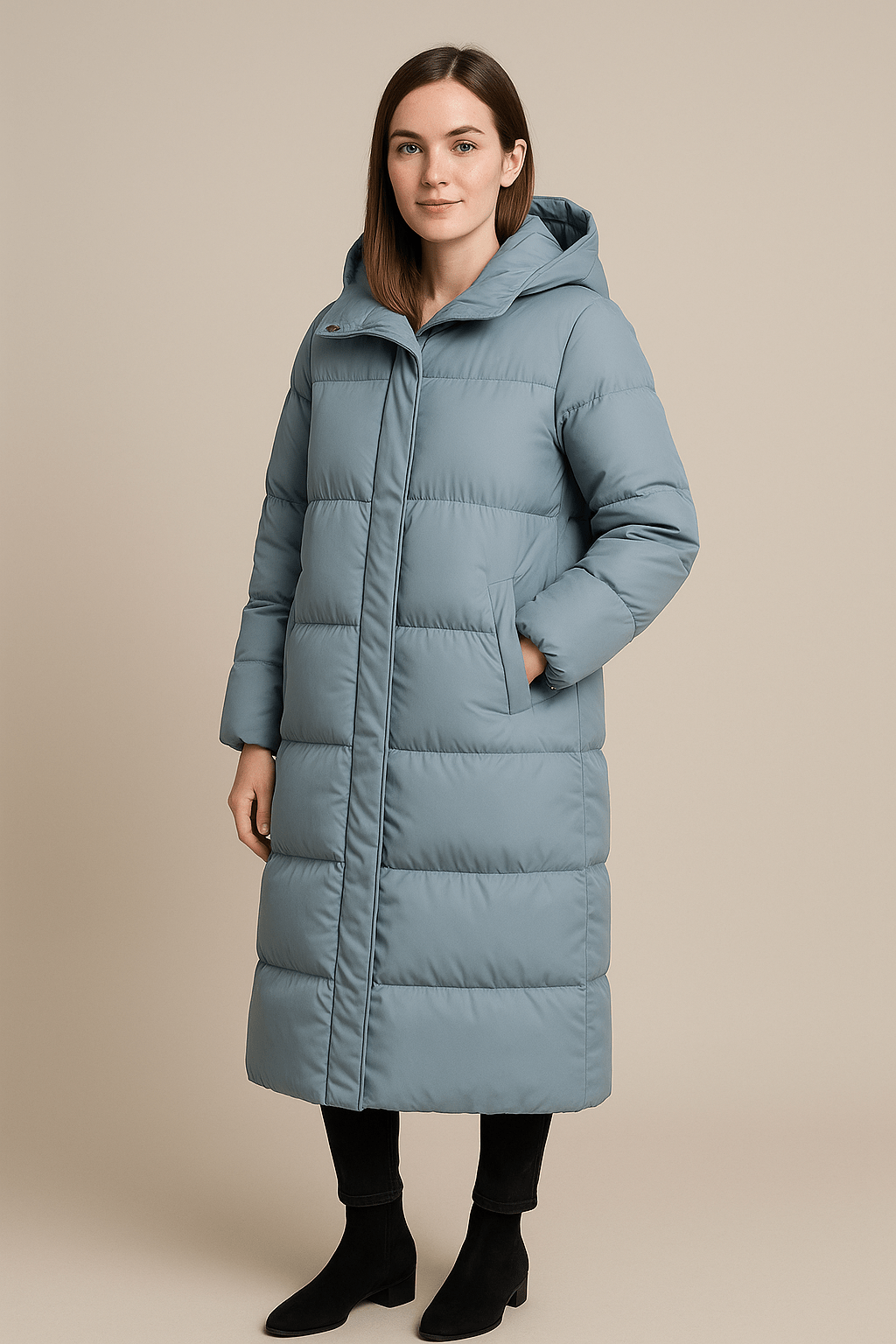 Ashford | Piper – Women’s Oversized Long Quilted Puffer Jacket with Hood - Ashford London Clothing