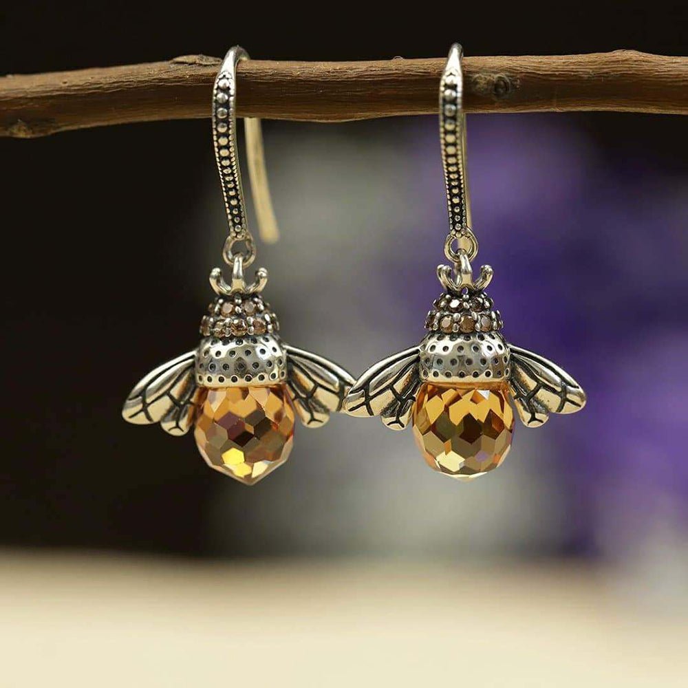 Ashford | Pippa – Women’s Dancing Bee Earrings – Symbol of Love & Vitality - Ashford London Clothing