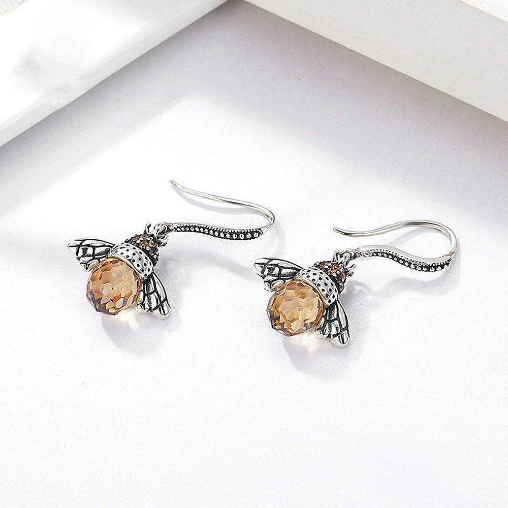 Ashford | Pippa – Women’s Dancing Bee Earrings – Symbol of Love & Vitality - Ashford London Clothing