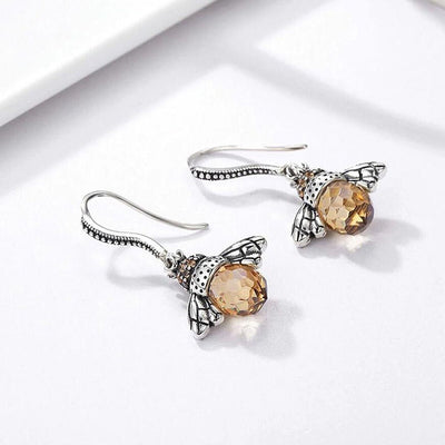 Ashford | Pippa – Women’s Dancing Bee Earrings – Symbol of Love & Vitality - Ashford London Clothing
