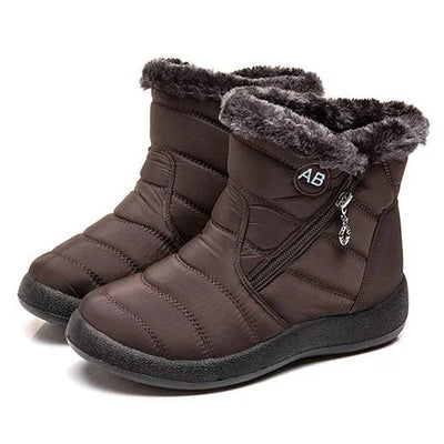 Ashford | Ragnhild – Women’s Fur - Lined Winter Snow Boots with Zipper Closure - Ashford London Clothing