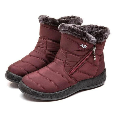 Ashford | Ragnhild – Women’s Fur - Lined Winter Snow Boots with Zipper Closure - Ashford London Clothing