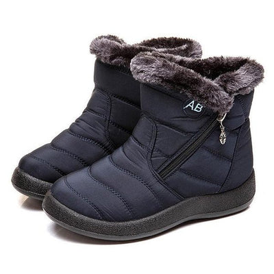 Ashford | Ragnhild – Women’s Fur - Lined Winter Snow Boots with Zipper Closure - Ashford London Clothing