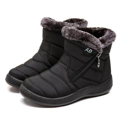 Ashford | Ragnhild – Women’s Fur - Lined Winter Snow Boots with Zipper Closure - Ashford London Clothing