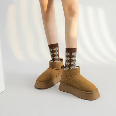 Ashford | Romina – Women’s Suede - Look Ankle Boots with Plush Lining & Rugged Sole - Ashford London Clothing