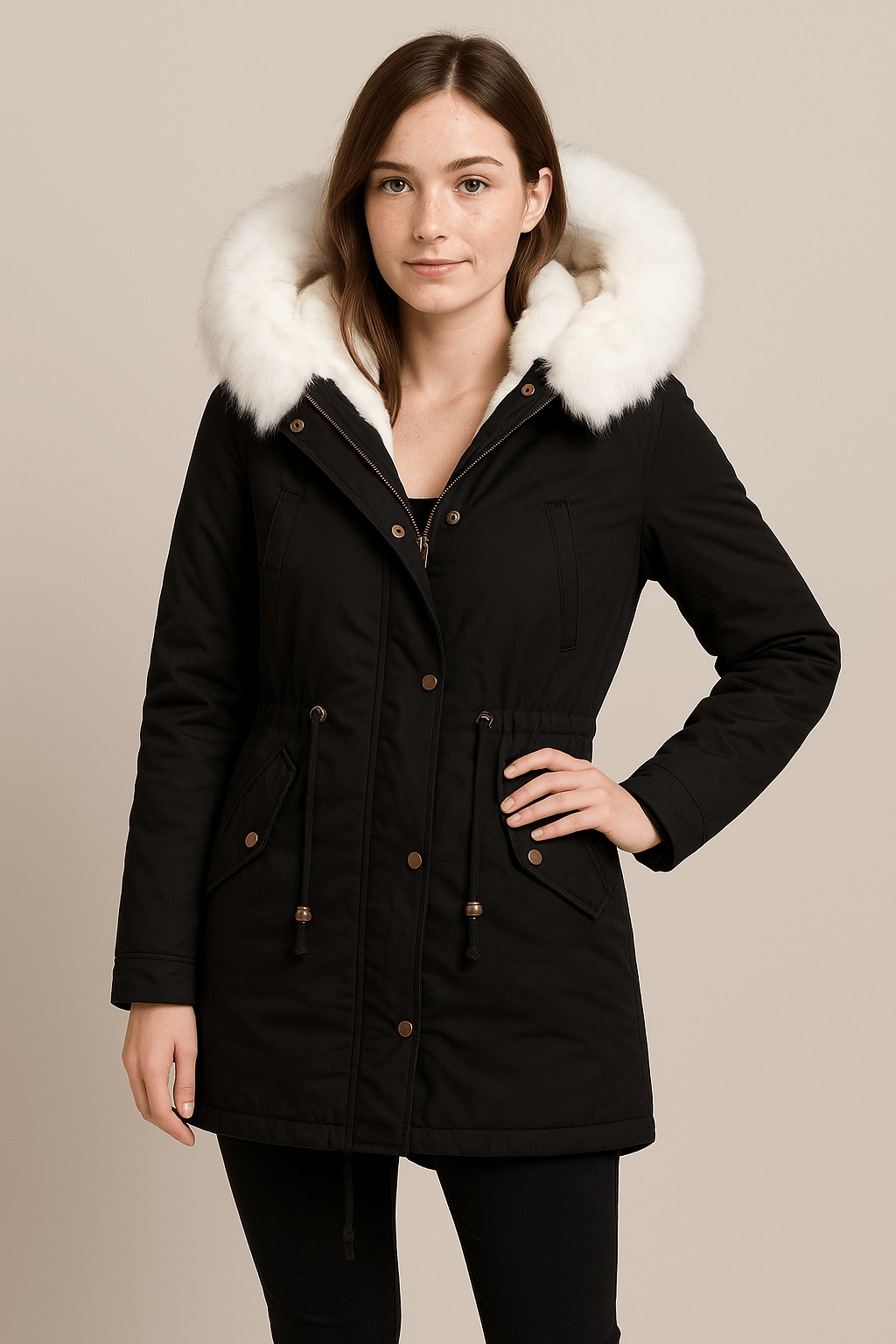 Ashford | Ronja – Women’s Long Sleeve Warm Winter Coat - Ashford London Clothing