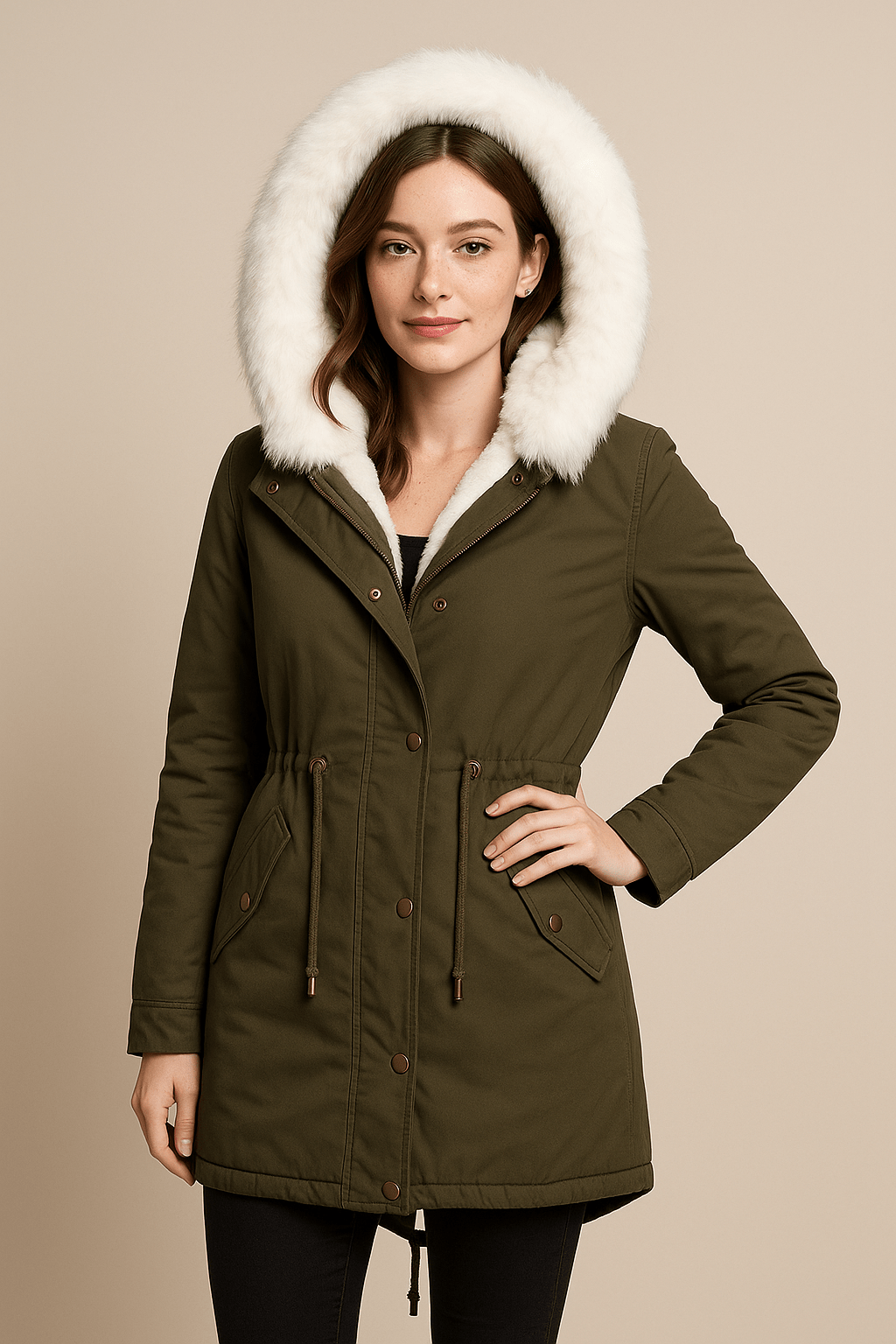 Ashford | Ronja – Women’s Long Sleeve Warm Winter Coat - Ashford London Clothing