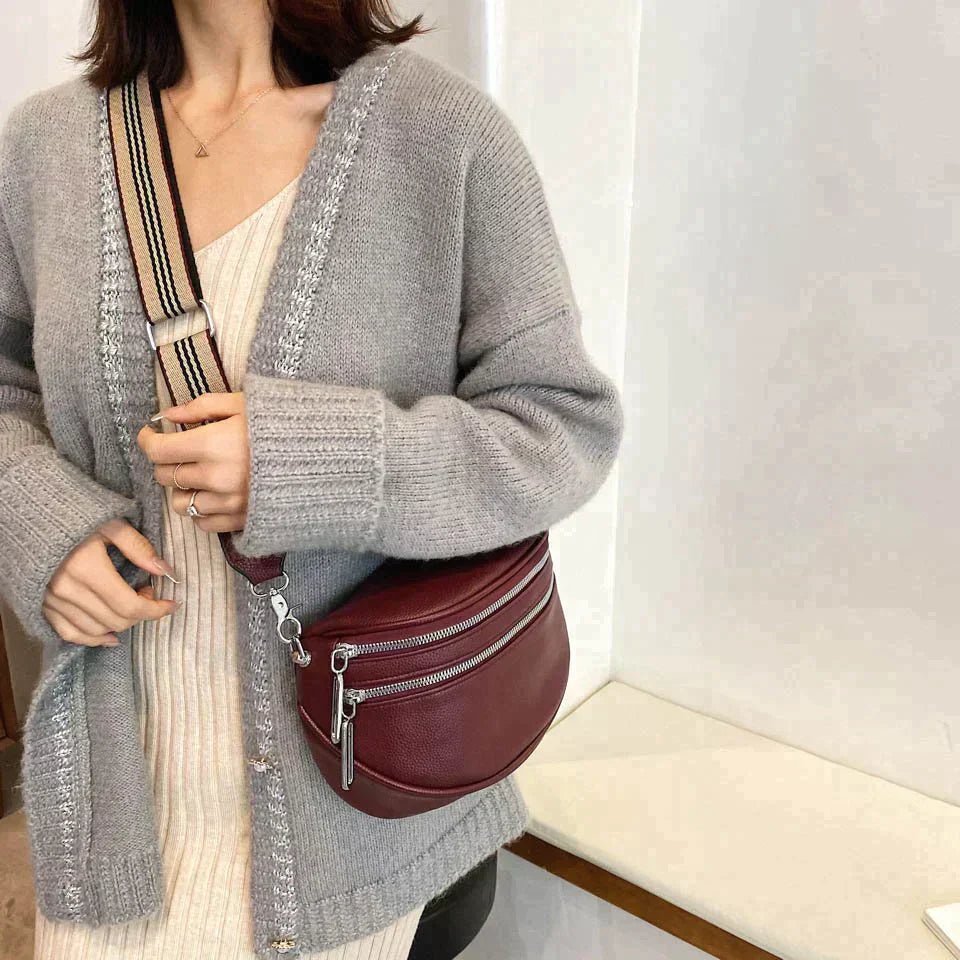 Ashford | Sabine – Women’s Shoulder Bag – Faux Leather – Structured Design – Adjustable Crossbody Strap - Ashford London Clothing