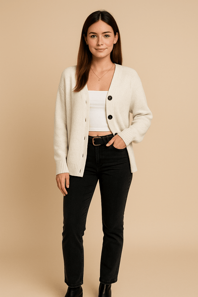 Ashford | Salla – Women’s Hooded Wool Blend Knit Vest with Button Front - Ashford London Clothing