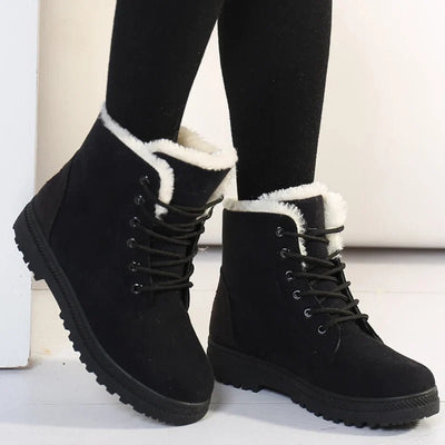 Ashford | Sanni – Women’s Plush Lined Boots – Low Heel, Cozy & Stylish - Ashford London Clothing