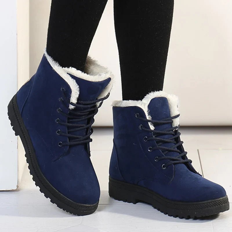 Ashford | Sanni – Women’s Plush Lined Boots – Low Heel, Cozy & Stylish - Ashford London Clothing