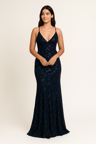 Ashford | Sequin Evening Gown Dress - Ashford London Clothing