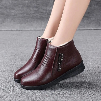 Ashford | Sienna – Women’s Ankle Boots with Metallic Detail, Side Zip & Plush Lining - Ashford London Clothing