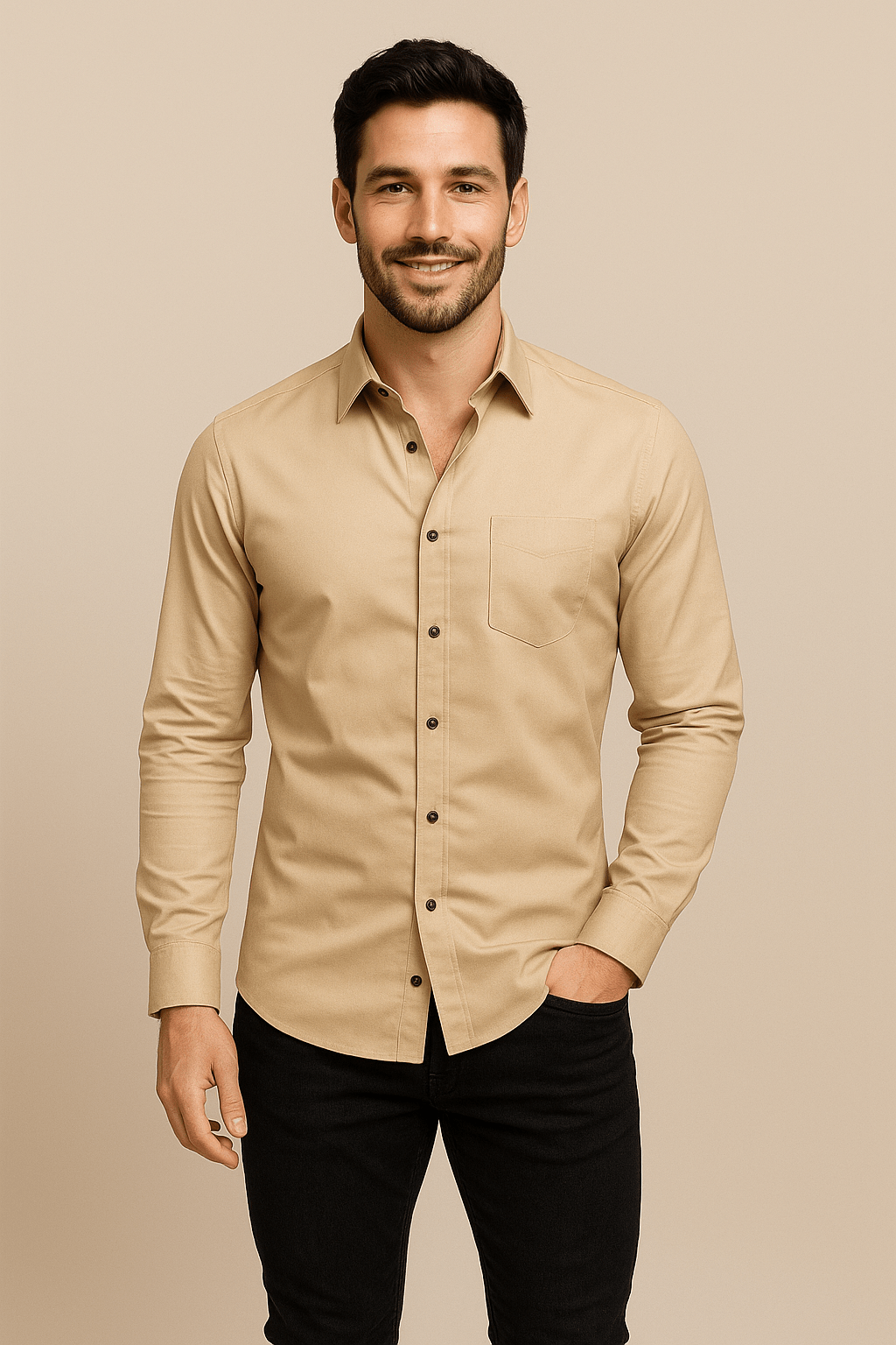 ASHFORD | Signature Breathable Stretch Long - Sleeve Shirt - Ashford London Clothing