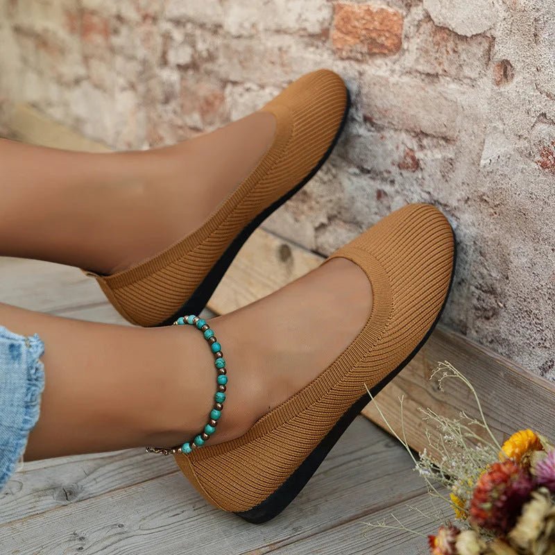 Ashford | Signe – Women’s Loafers – Knit Fabric Slip - On with Orthopedic Support - Ashford London Clothing