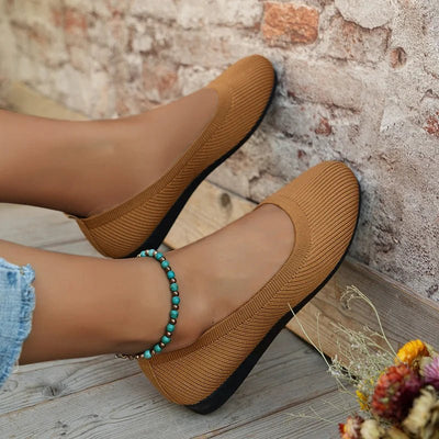 Ashford | Signe – Women’s Loafers – Knit Fabric Slip - On with Orthopedic Support - Ashford London Clothing