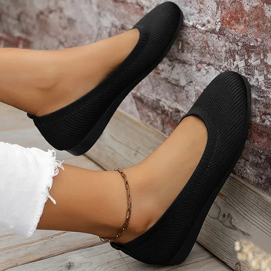 Ashford | Signe – Women’s Loafers – Knit Fabric Slip - On with Orthopedic Support - Ashford London Clothing