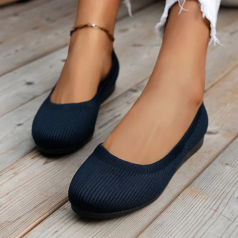 Ashford | Signe – Women’s Loafers – Knit Fabric Slip - On with Orthopedic Support - Ashford London Clothing
