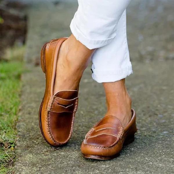 Ashford | Signe – Women’s Smooth Leather Orthopaedic Moccasin Loafers - Ashford London Clothing