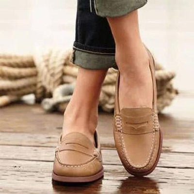 Ashford | Signe – Women’s Smooth Leather Orthopaedic Moccasin Loafers - Ashford London Clothing