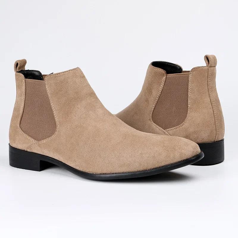 Ashford | Sindre – Men’s Faux Suede Chelsea Boots with Cushioned Insole & Classic Fit - Ashford London Clothing