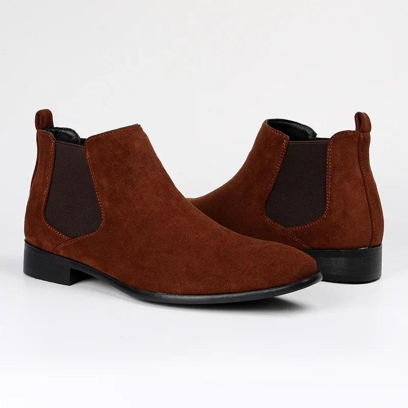 Ashford | Sindre – Men’s Faux Suede Chelsea Boots with Cushioned Insole & Classic Fit - Ashford London Clothing