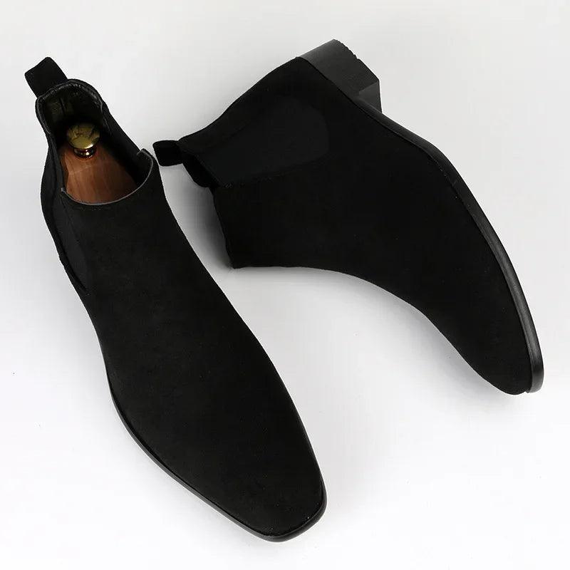 Ashford | Sindre – Men’s Faux Suede Chelsea Boots with Cushioned Insole & Classic Fit - Ashford London Clothing