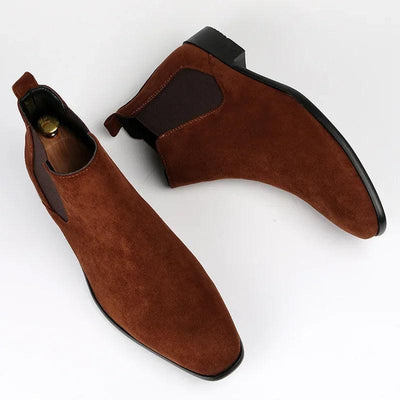 Ashford | Sindre – Men’s Faux Suede Chelsea Boots with Cushioned Insole & Classic Fit - Ashford London Clothing