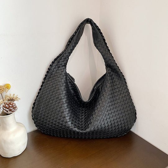 Ashford | Sólveig – Red Woven Shopper Bag for Women - Ashford London Clothing