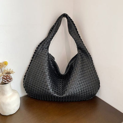 Ashford | Sólveig – Red Woven Shopper Bag for Women - Ashford London Clothing