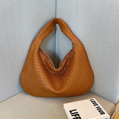 Ashford | Sólveig – Red Woven Shopper Bag for Women - Ashford London Clothing