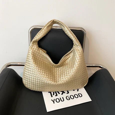Ashford | Sólveig – Red Woven Shopper Bag for Women - Ashford London Clothing