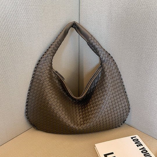Ashford | Sólveig – Red Woven Shopper Bag for Women - Ashford London Clothing