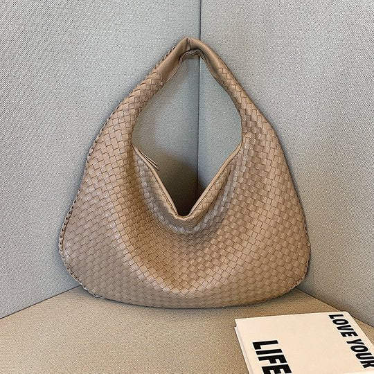 Ashford | Sólveig – Red Woven Shopper Bag for Women - Ashford London Clothing