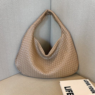 Ashford | Sólveig – Red Woven Shopper Bag for Women - Ashford London Clothing