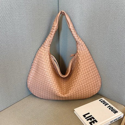 Ashford | Sólveig – Red Woven Shopper Bag for Women - Ashford London Clothing