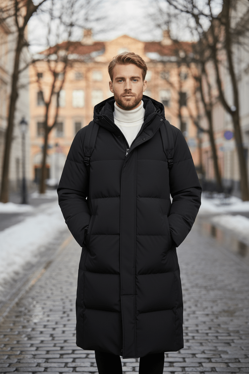 Ashford | Struan – Men’s Quilted Hooded Relaxed Fit Puffer Coat - Ashford London Clothing