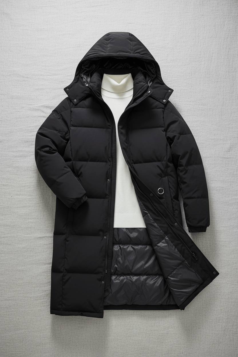 Ashford | Struan – Men’s Quilted Hooded Relaxed Fit Puffer Coat - Ashford London Clothing