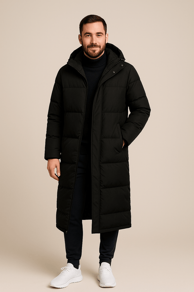 Ashford | Struan – Men’s Quilted Hooded Relaxed Fit Puffer Coat - Ashford London Clothing