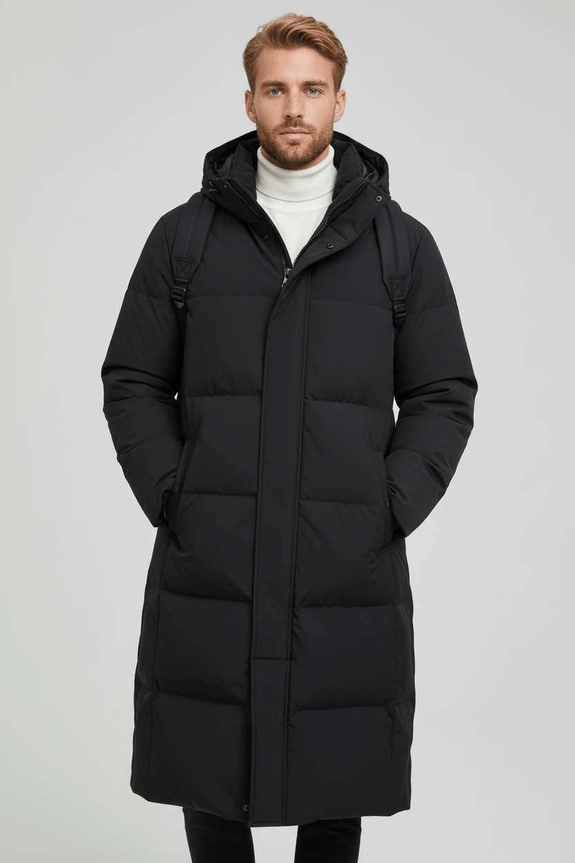 Ashford | Struan – Men’s Quilted Hooded Relaxed Fit Puffer Coat - Ashford London Clothing
