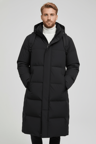 Ashford | Struan – Men’s Quilted Hooded Relaxed Fit Puffer Coat - Ashford London Clothing