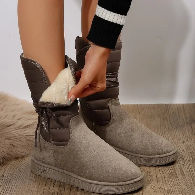 Ashford | Svala – Women’s Lace - Up Boots with Fur Lining - Ashford London Clothing